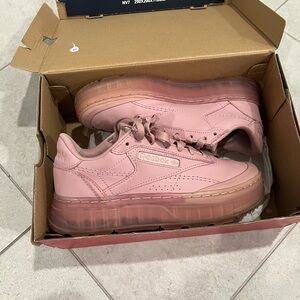 Reebok Pink Athletic Shoes